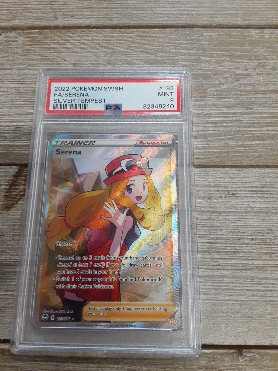 Graded PSA 9 2022 POKEMON SWSH FA/SERENA SILVER TEMPEST | eBay
