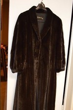 Final SaleWonderful super quality black mink Fur coat, GREAT condition, sz 10-12
