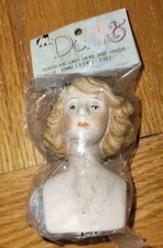 Vintage Mangelsen's Kim Doll Porcelain Lady Head  Hands Angel