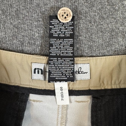 Travis Mathew Golfshorts Herren 32 khaki 10" Performance Stretch flache Vorderseite - Bild 7 von 14