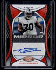 2022 Panini Certified Mirror Signatures Red Alex Leatherwood Auto 20/50 #MS-AL