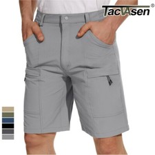 Men's Outdoor Cargo Shorts Quick Drying 5 Pockets Nylon Hiking Work Pants Summer