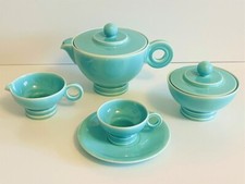 ROBJ PARIS CAKE SERVICE SET 12 PERSONS PASTEL GREEN COLORED