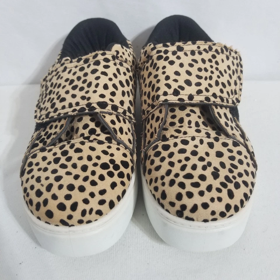 Qupid леопард печать женщин размер 7 кроссовки теннис обувь крюк и петля застежки - Изображение 3 из 4