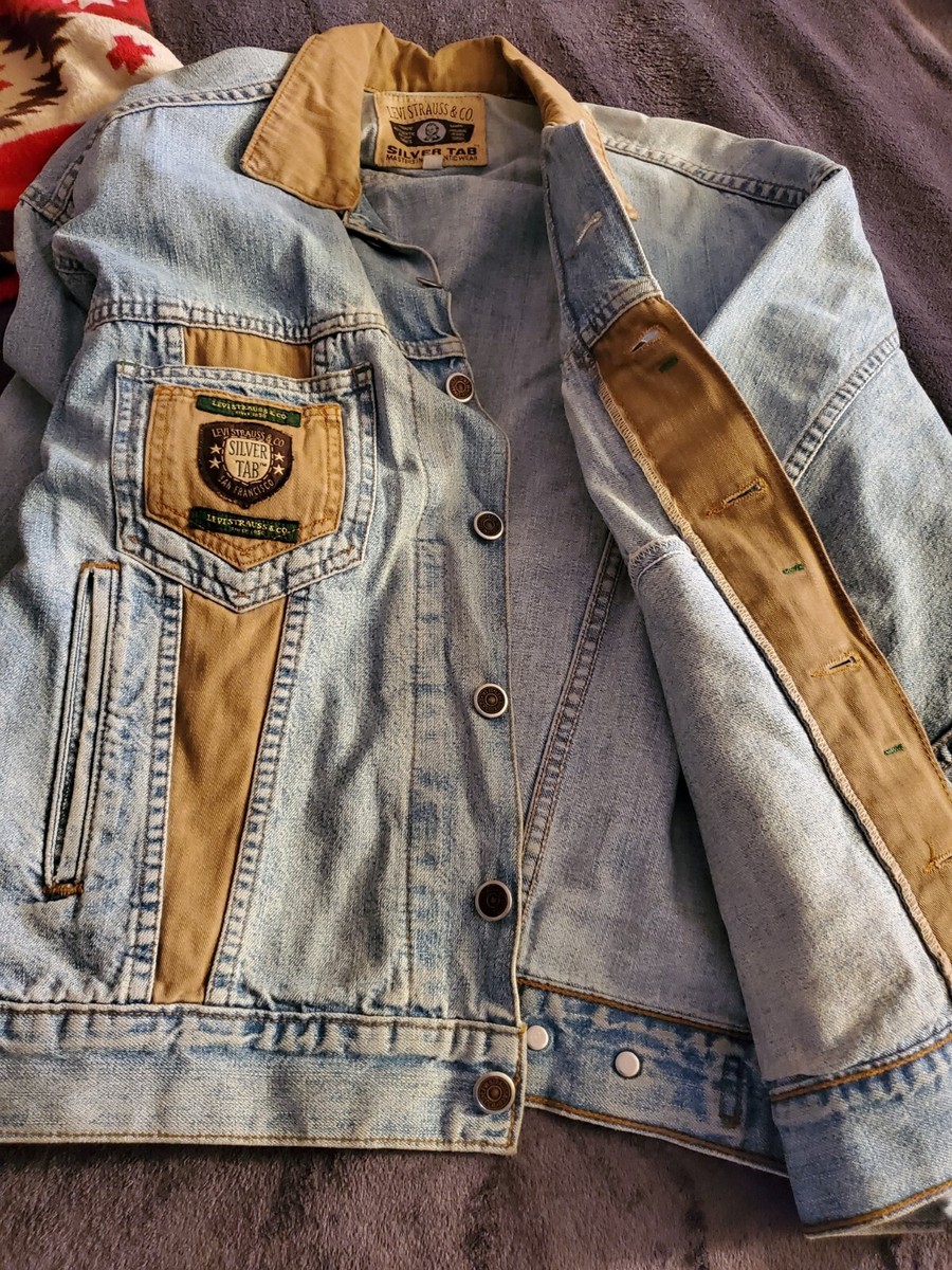 Levi Strauss & Co Silver Tab Denim Jacket Medium Vintage Levi Strauss & Co Silver Tab Denim Jacket Medium Vintage