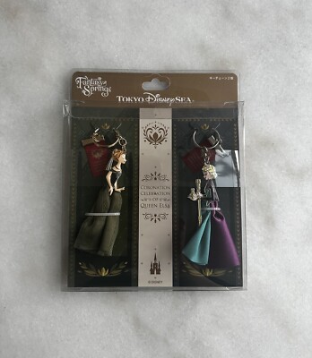Elsanna Keychains Tokyo Disney Frozen Keychain Set – Fantasy Springs – Elsa & Anna ...
