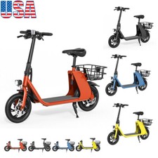 450W E-Scooter Ebike Sports Electric Scooter with Seat Adults Commuter 15.5mph