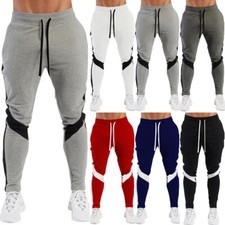 Men's Sport Pants Long Trousers Bottoms Fitness Workout Joggers Sweatpants New