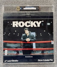 IGS 8/6.5 ROCKY  LASERDISC FIRST PRINT  LIKE VHS