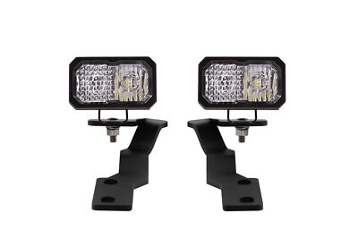 Diode Dynamics SSC2 Sport White Combo Ditch Light Kit For 16-23 Toyota Tacoma