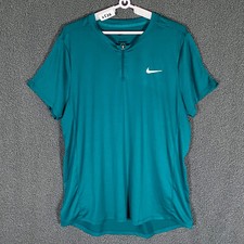 Camisa de tenis Nike Court Dry Fit Advantage - para hombre talla XL - verde