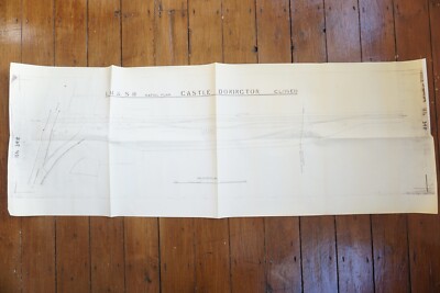 LMS Castle Donnington Rating Eisenbahn Plan Diagramm Gleiskarte