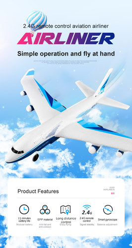 RC Airplane Remote Control Plane EPP Foam 2.4 Ghz Glider Model Aircraft Kid Gift - Picture 82 of 211