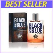 Official PBR Men's Cologne - Black and Blue Flame 3.4 fl oz - Pristine Freshness