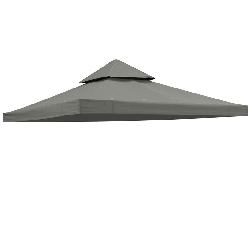 Yescom Canopy Top Replacement UV30+ Top Cover for 2-Tier 10x10’ Gazebo Garden