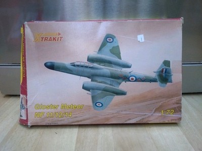 XTRAKIT 1/72 SCALE RAF GLOSTER METEOR NF 11/12/14 MODEL KIT #XK72002