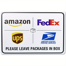 Package Delivery Please Leave Packages Tin Metal Signs Home D cor 8x12