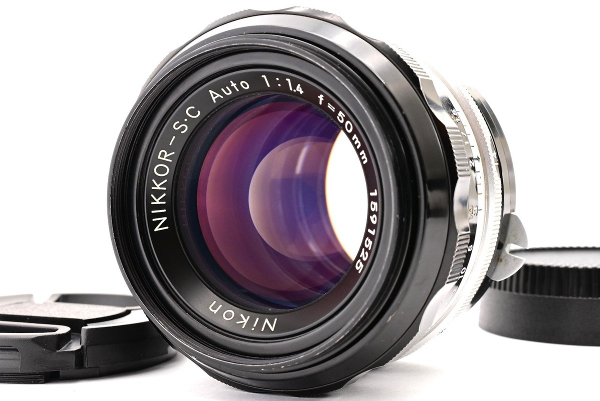 #362■動作品■ NIKKOR-S.C AUTO 1:1.4 50mm レンズ(単焦点)
