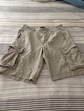 Vintage Polo Ralph Lauren Beige Military Surplus Cargo Shorts - Size 32 READ