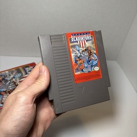 American Gladiators (Nintendo NES) Box Game Reg Card Inserts No Manual Rare