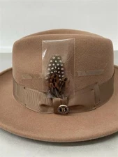 Bruno Capelo Hakeem Hat - Camel (HK-103) or Charcoal Grey (HK-109) Choose Size