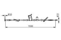 Bremsseil Seilzug Feststellbremse Bosch 1 987 482 919 FüR Honda CR 5 2 RD5