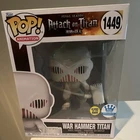Funko Pop! Animation War Hammer Titan Glow Exclusive #1449 Vinyl Figure