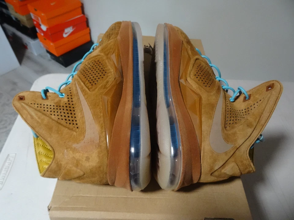 NUOVO DS - Nike LeBron 10 EXT QS Nocciola TG 10 UOMO - FONDO DI MAGAZZINO - 607078 200 - Immagine 4 di 4