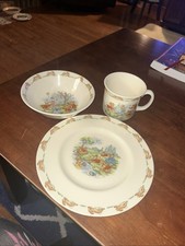 Original Royal Doulton BUNNYKINS 3-Piece Children's Set Assorted Styles