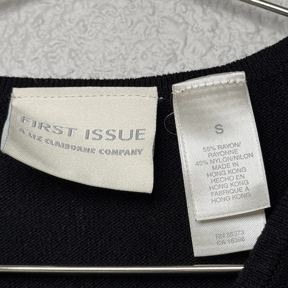 Camisa Suéter Tejida Primera Edición Para Mujer Pequeña Blusa Boho Coqueta Oscura Foto 4 de 4