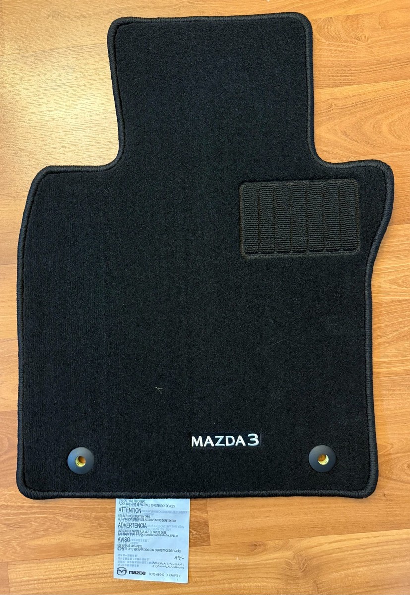 BDTS-68-G20C OEM Genuine Mazda 3 2019-2024 Black Carpet Floor Mats