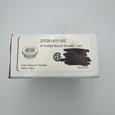 Delta DT051411-SS 4" Prefab Round Shower Drain - Brilliance Stainless