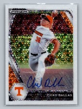 Chad Dallas 2021 Panini Prizm Draft Picks #PDP121 White Donut Circles Prizm #/50