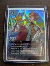 Disney Lorcana Arthur King Victorious Enchanted 221/204 Shimmering Skies Holo