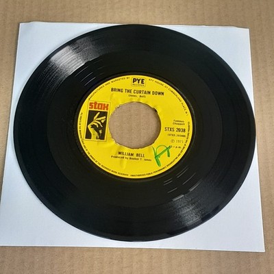 WILLIAM BELL Happy / Bring The Curtain Down SOUL 7'' Stax UK HEAR