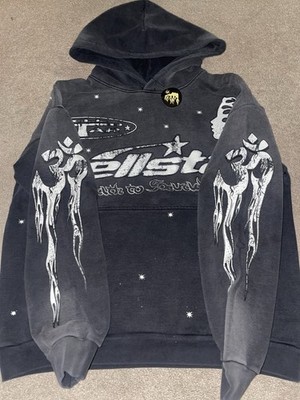 Size XL Hellstar Path to Paradise Pullover Hoodie Black Brand New