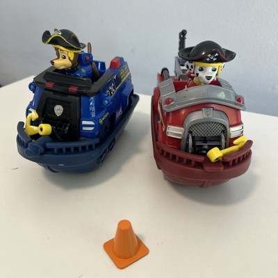 Paw Patrol Pirate Pups - Vehicle Ships W/ CHASE & MARSHALL Set