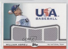 2011 Topps USA Baseball Team Triple Relics /240 Willie Abreu William #TR-WA 0a1