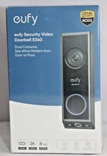 eufy Security E340 2K Dual Camera Video Doorbell WiFi Battery/Wired Night Vision