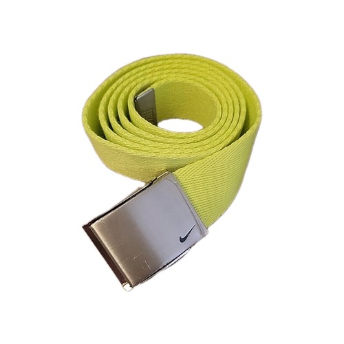 Cintura Nike Tela Fibbia Argento Regolabile Web Lunga 38" Scegli Colore! - Foto 2 di 3