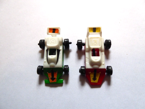 Rennwagen Nr. 3 und 4 mit Aufkleber - 1979 Selten!!!!