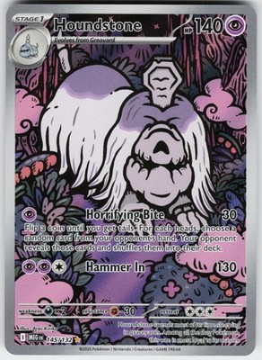 Houndstone 145/132 Me01: Mega Evolution Illustration Rare