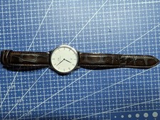 Daniel Wellington watch men 40 mm Brown leather strap