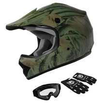 DOT Youth Kids Motorcycle Helmet Full Face Offroad Motocross ATV Dirt Bike S-XL