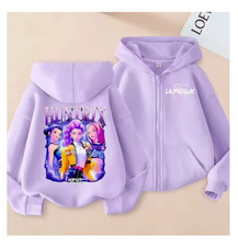 Zipper Hoodie Kids Anime Sweatshirt Jacket Gift