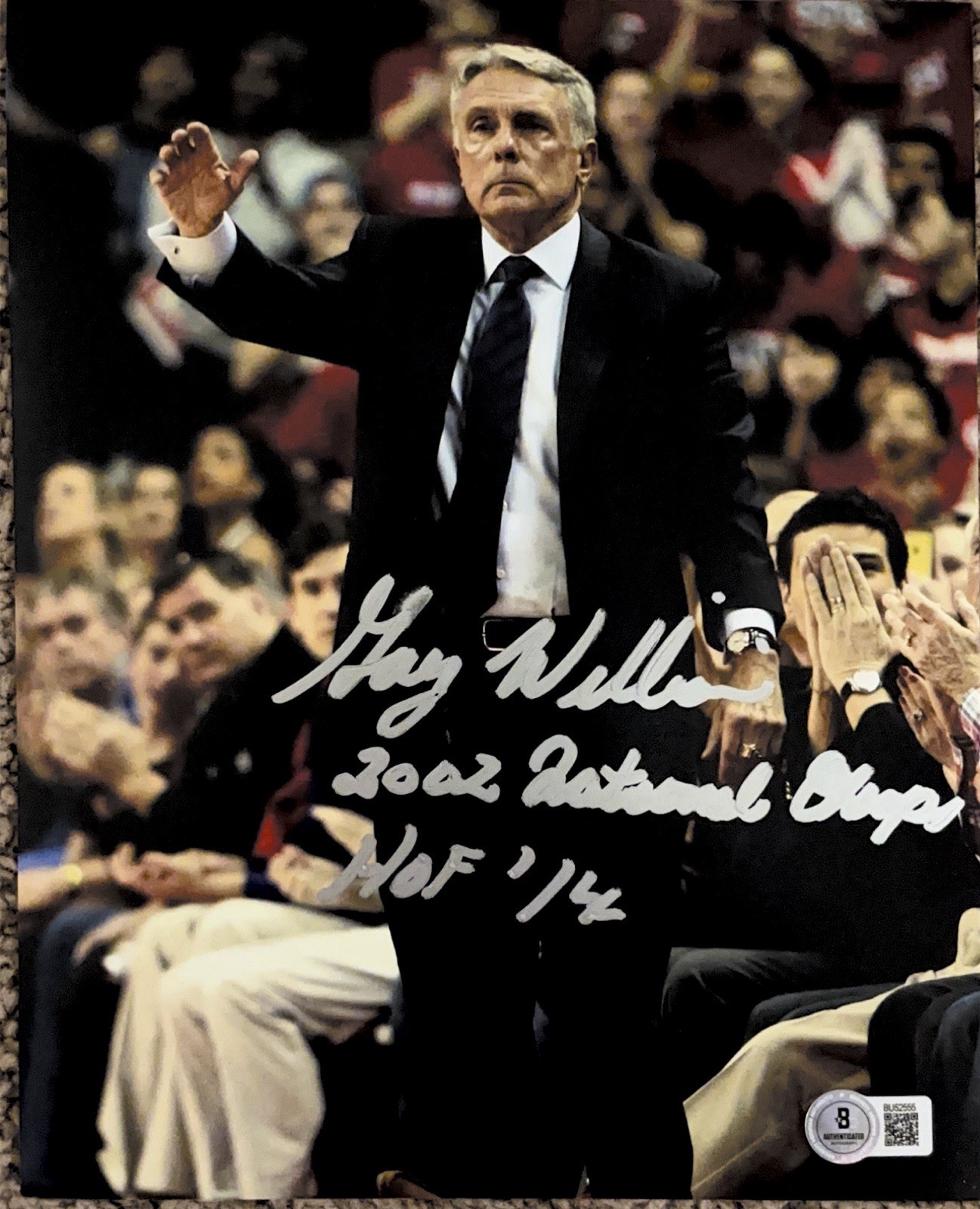 GARY WILLIAMS Signed Autographed 8x10 Photo MARYLAND TERPS BECKETT BAS CoA 