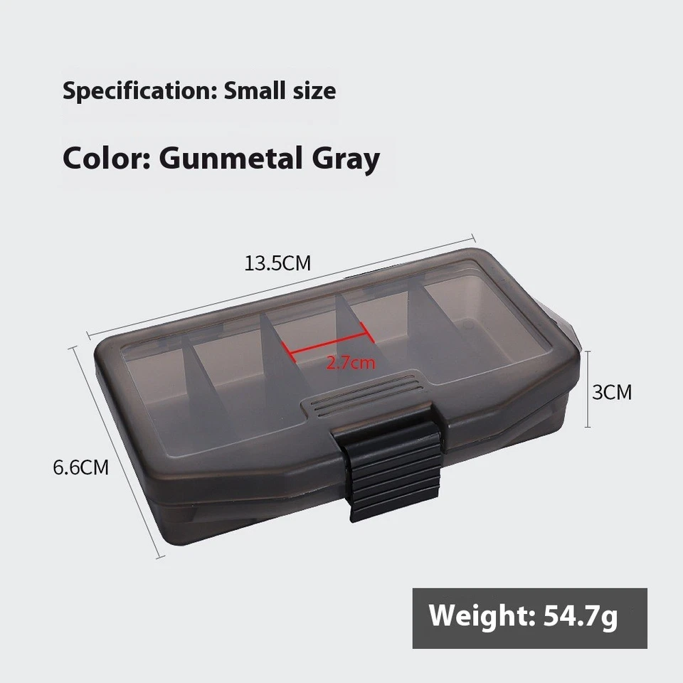 Cajas de almacenamiento de pesca aparejos de pesca organizadores estuche señuelos caja de almacenamiento Foto 4 de 4