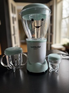 Tested -Baby Food Maker NutriBullet Baby Blender System w Cups Baby Puree Maker