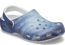 CROCS Classic Denim Clog 210402-1NK Elephant Blue Mens 6 Womens 8