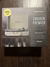 Crosley Cruiser Premier Vinyl Record Player with Speakers and Bluetooth - Audio
